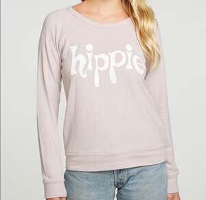 Chaser Hippie Graphic Pullover Sweatshirt in Macaron